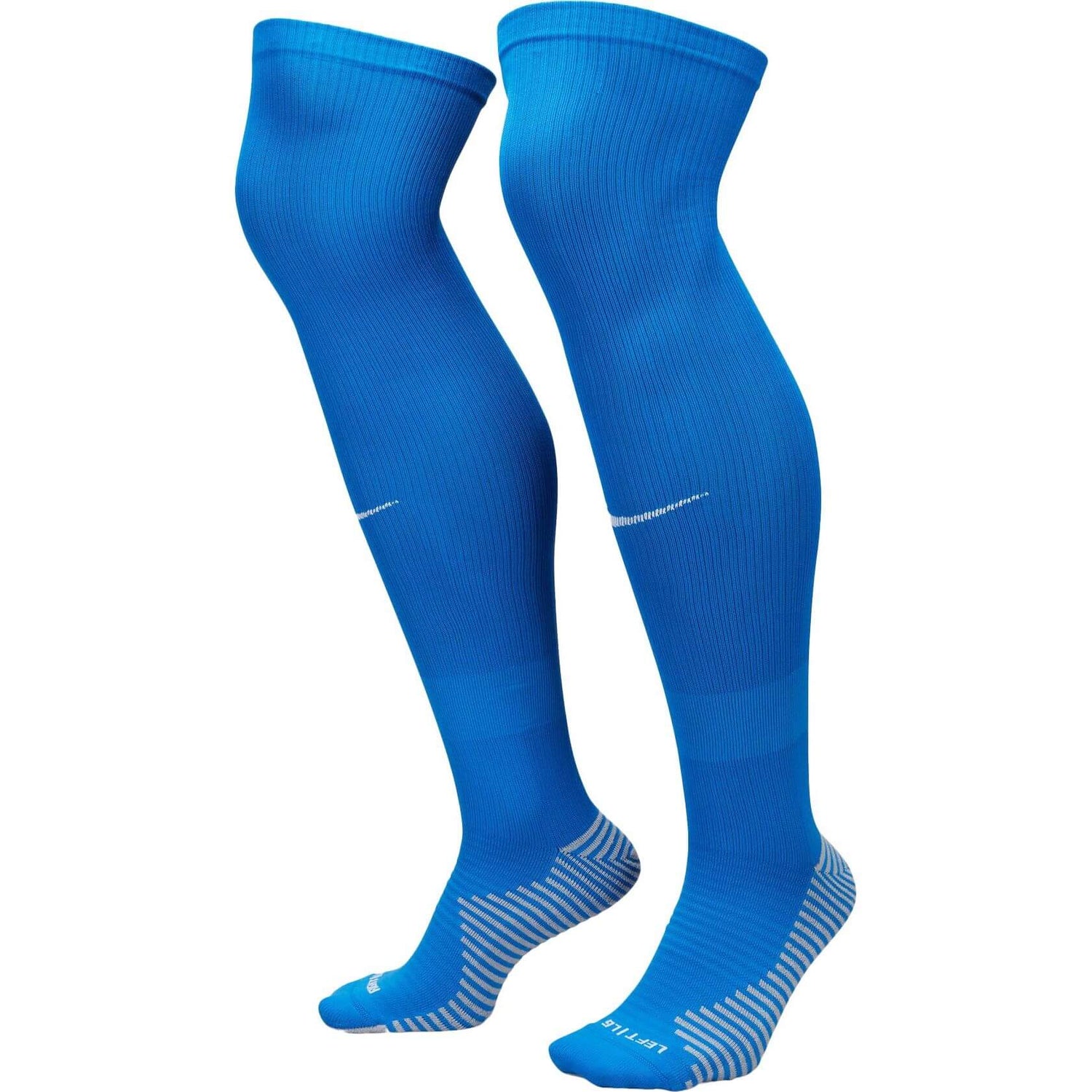Nike Strike Knee-High Socks Blue (Pair - Lateral)