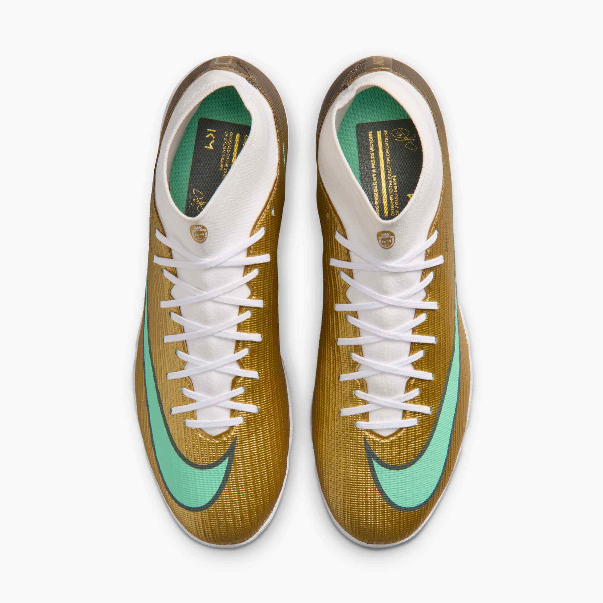 Nike Superfly 11 Academy KM Turf Soccer Shoes - Mbappe PE (FA26) (Pair - Top)