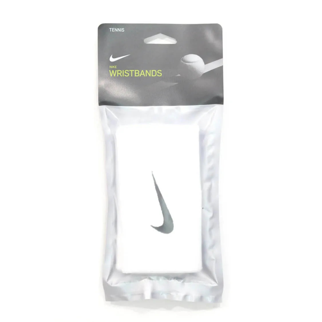 Nike Tennis Premier Doublewide Wristbands White/Black (Package)