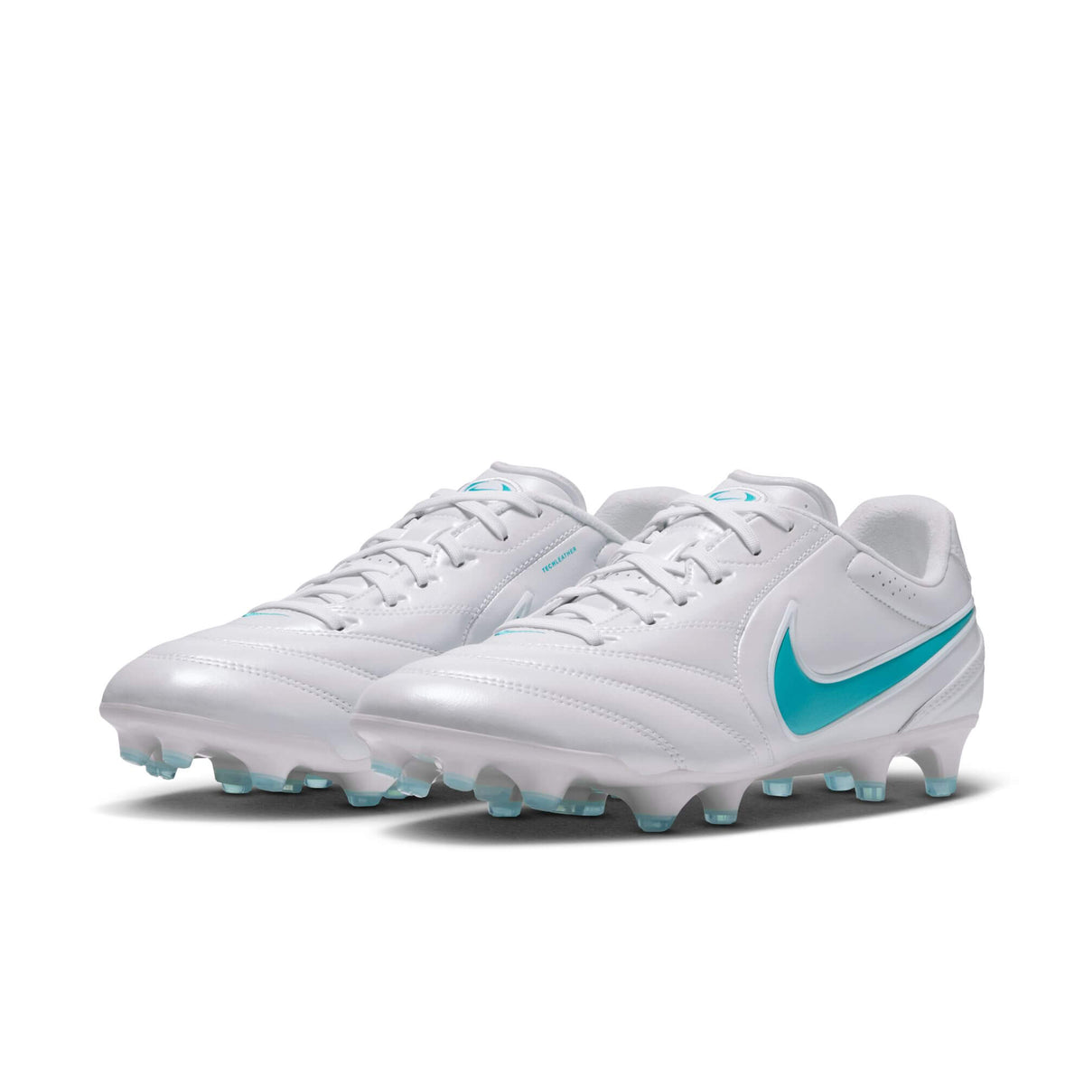 Nike Tiempo Ligera Pro Firm Ground Soccer Cleats - White Pack (FA26) (Pair - Lateral)