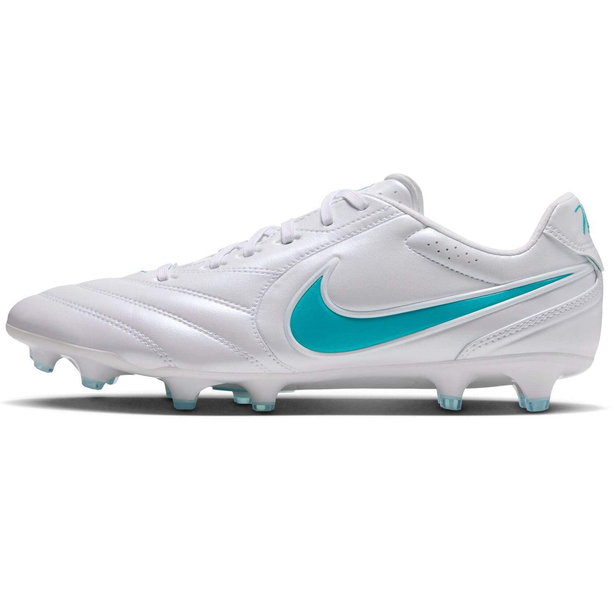Nike Tiempo Ligera Pro Firm Ground Soccer Cleats - White Pack (FA26) (Side 1)