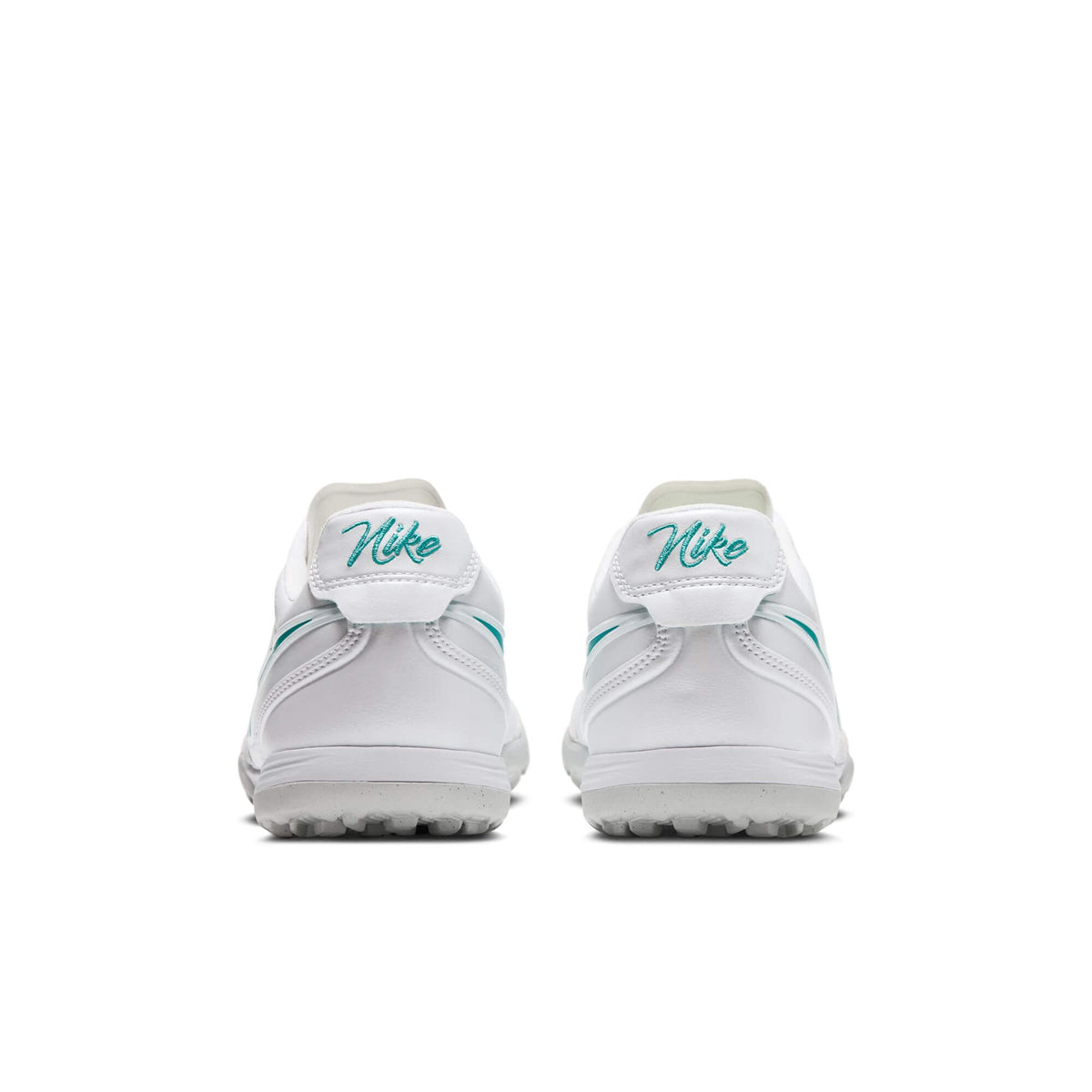 Nike Tiempo Ligera Pro Turf Soccer Shoes - White Pack (HO26) (Pair - Back)