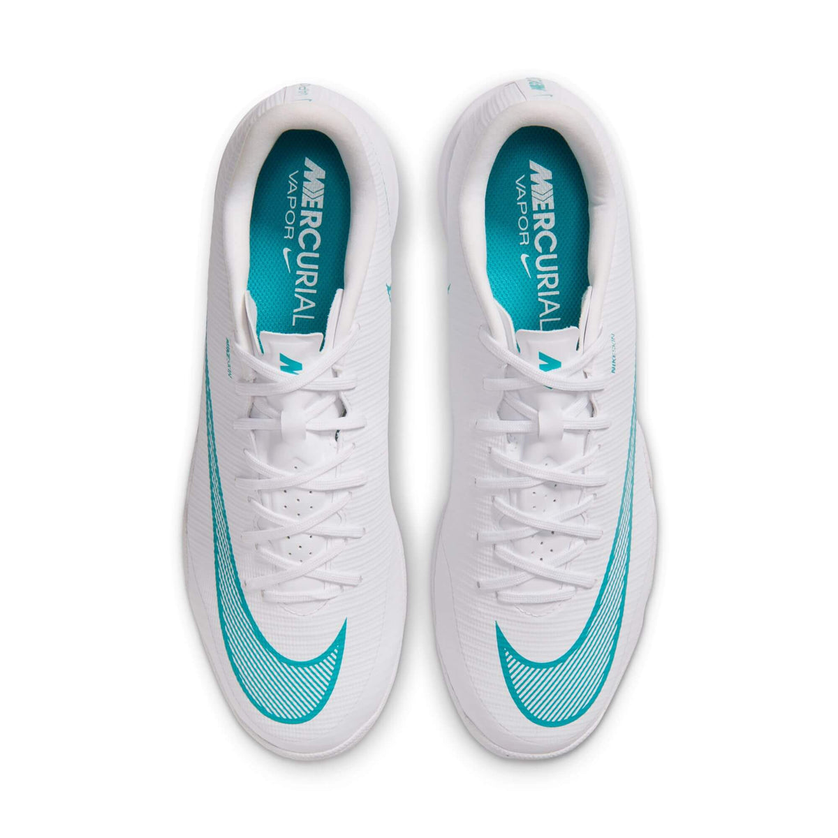 Nike Vapor 17 Academy Indoor Soccer Shoes - White Pack (HO26) (Pair - Top)