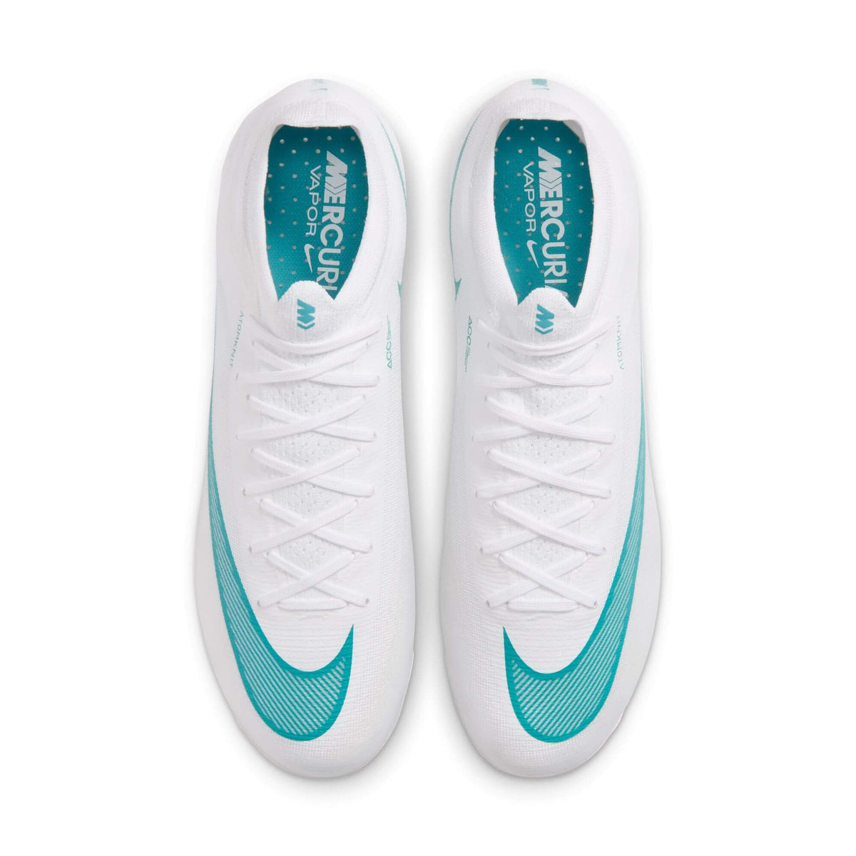 Nike Vapor 17 Elite Artificial Grass Pro Soccer Cleats - White Pack (HO26) (Pair - Top)