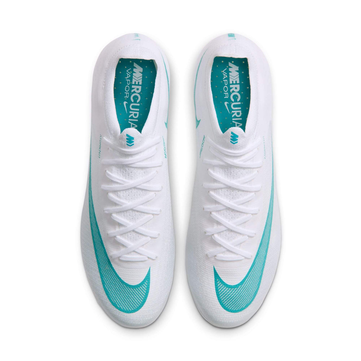 Nike Vapor 17 Elite Firm Ground Soccer Cleats - White Pack (HO26) (Pair - Top)