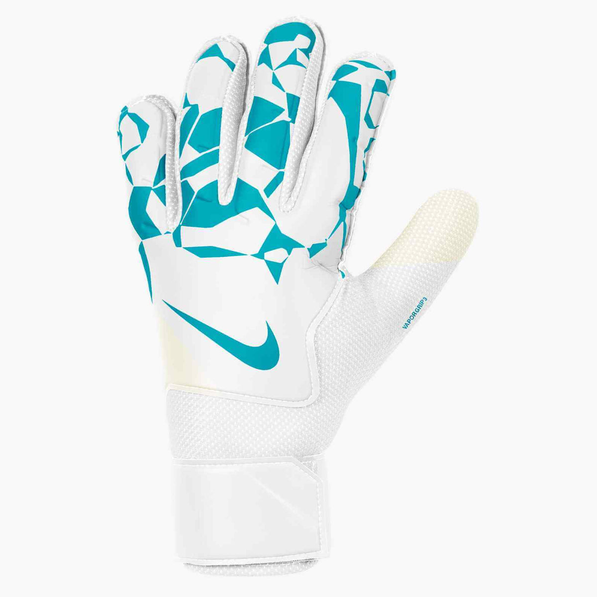 Nike Vapor Grip3 Goalkeeper Gloves White/Dusty Cactus/Dusty Cactus (Single - Outer)