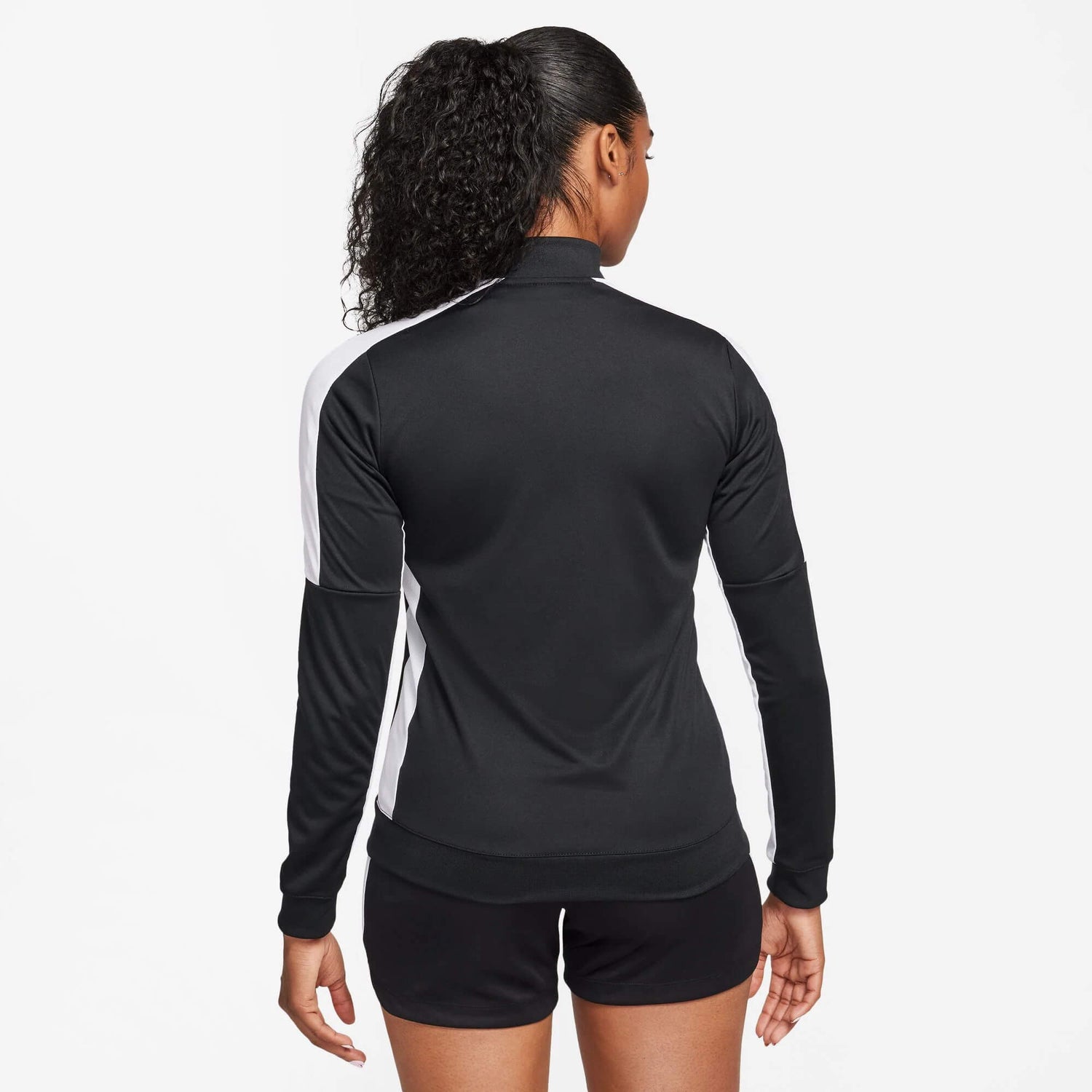 Nike Women's Dri-Fit Academy 23 Jacket Black-White (Model - Back)