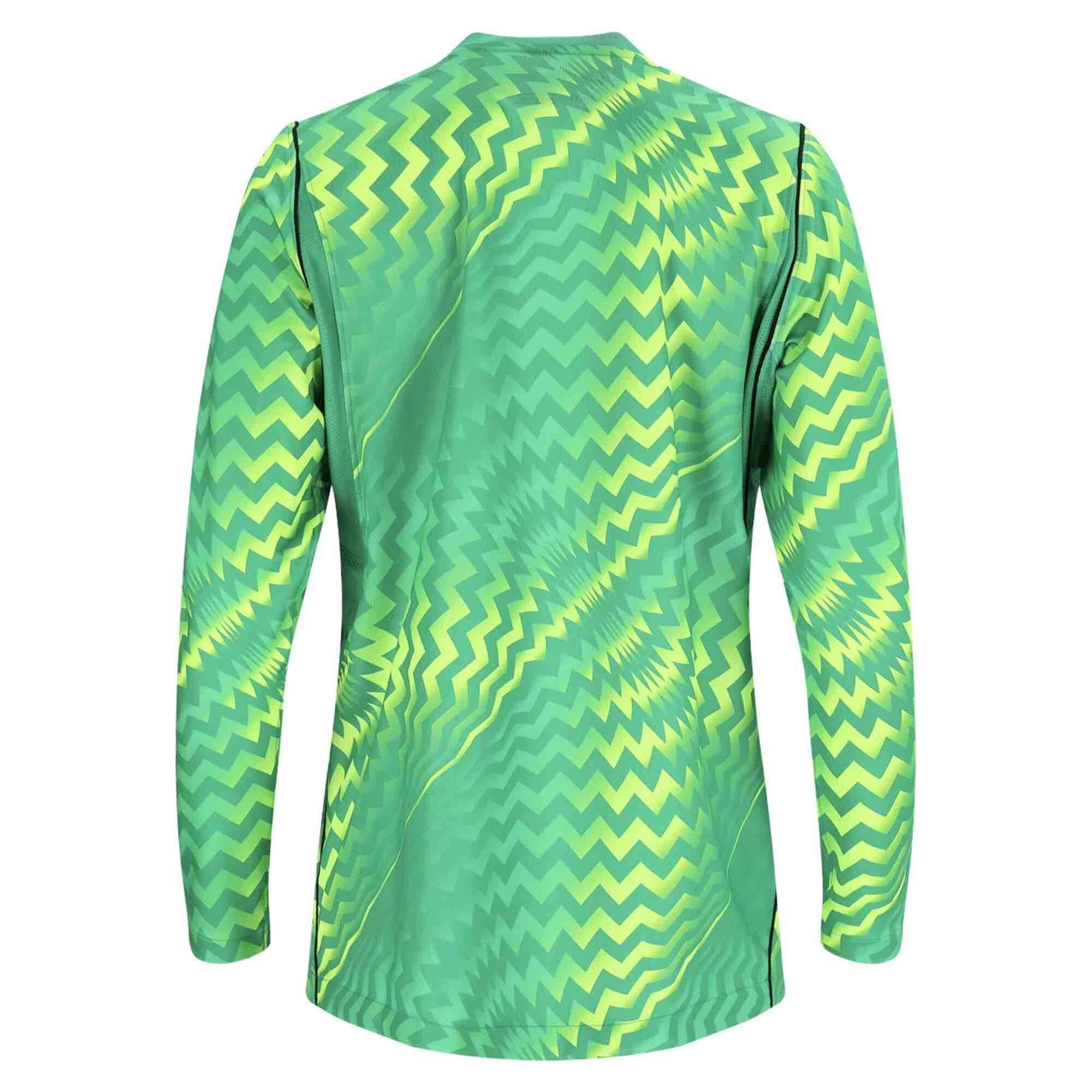 Nike Women's Gardien VI Long-Sleeve Goalkeeper Soccer Jersey Green (Back)
