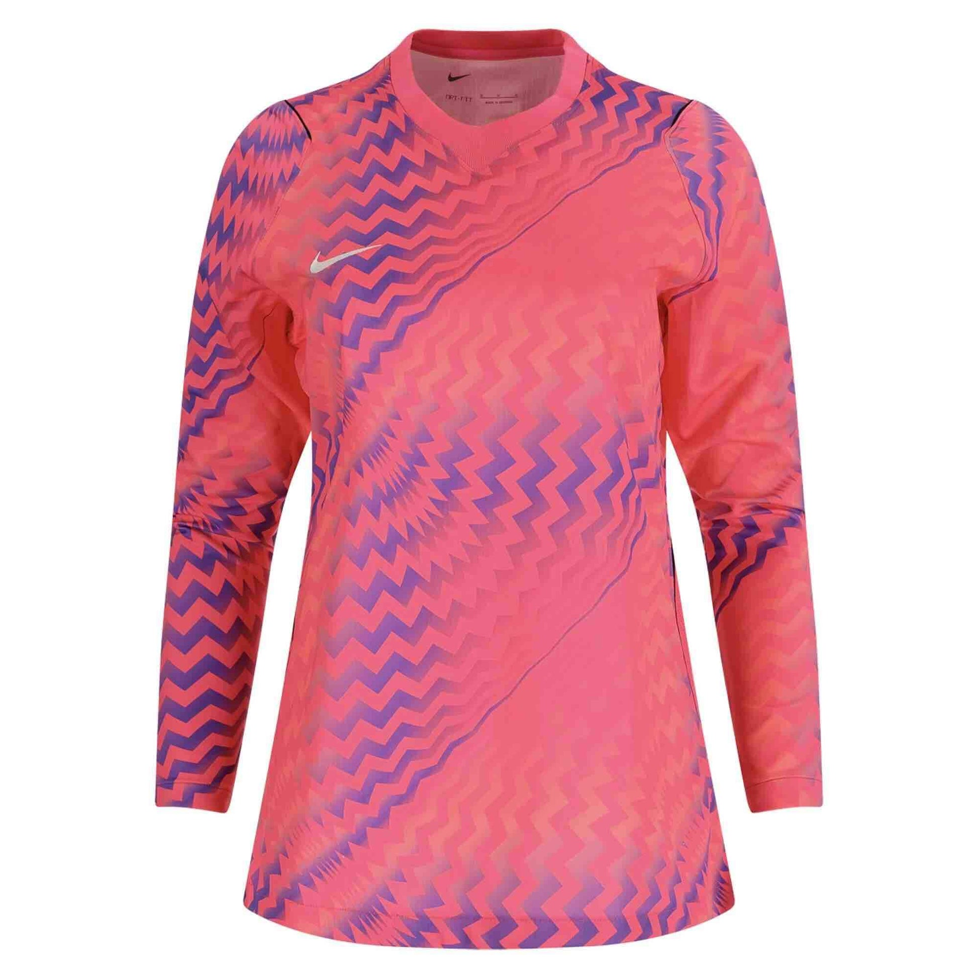 Nike Women's Gardien VI Long-Sleeve Goalkeeper Soccer Jersey Pink (Front)