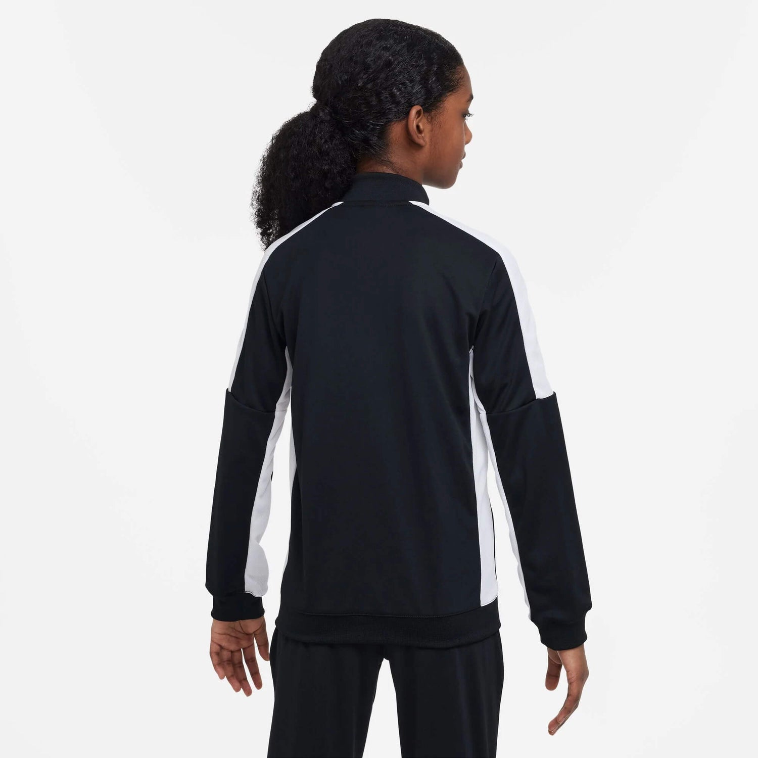 Nike Youth Academy 23 Knit Jacket Black White (Model - Back)