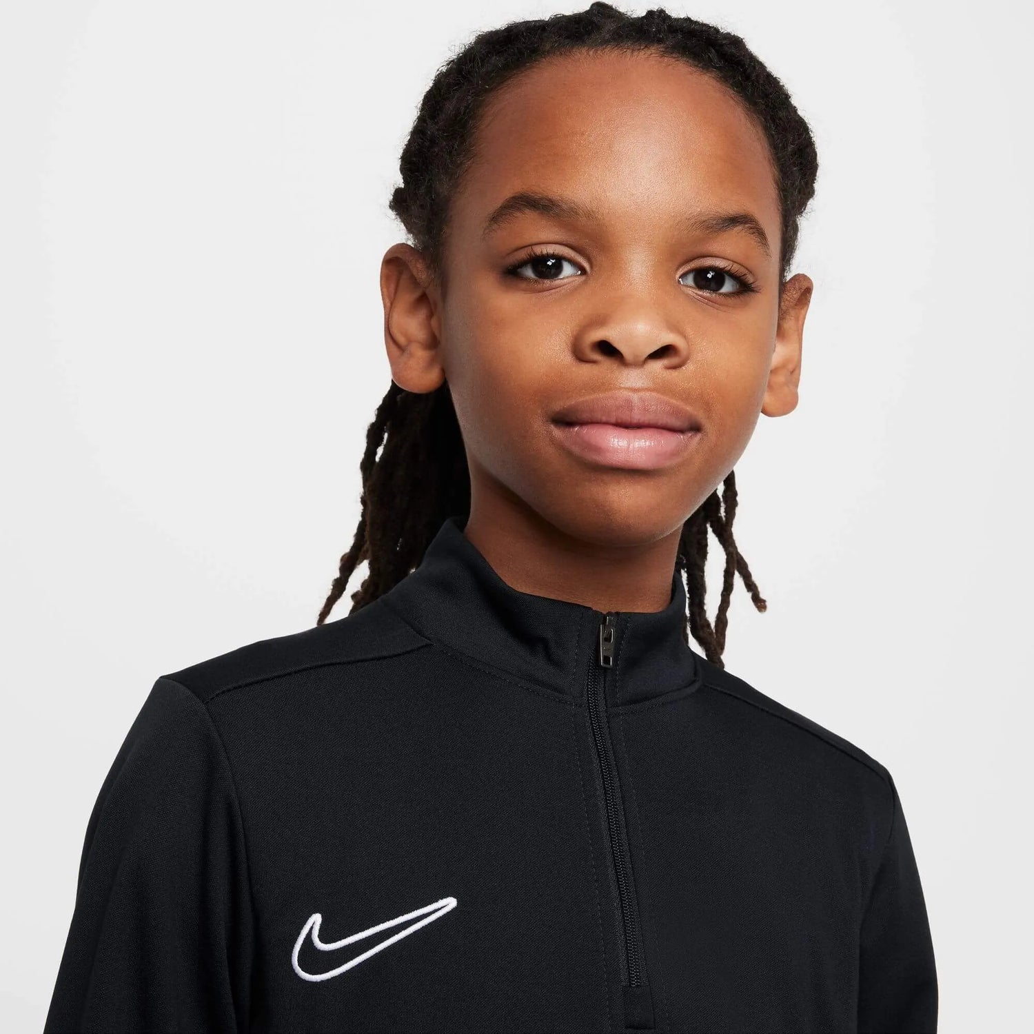 Nike Youth DF Academy 25 Drill Top Black (Detail 1)