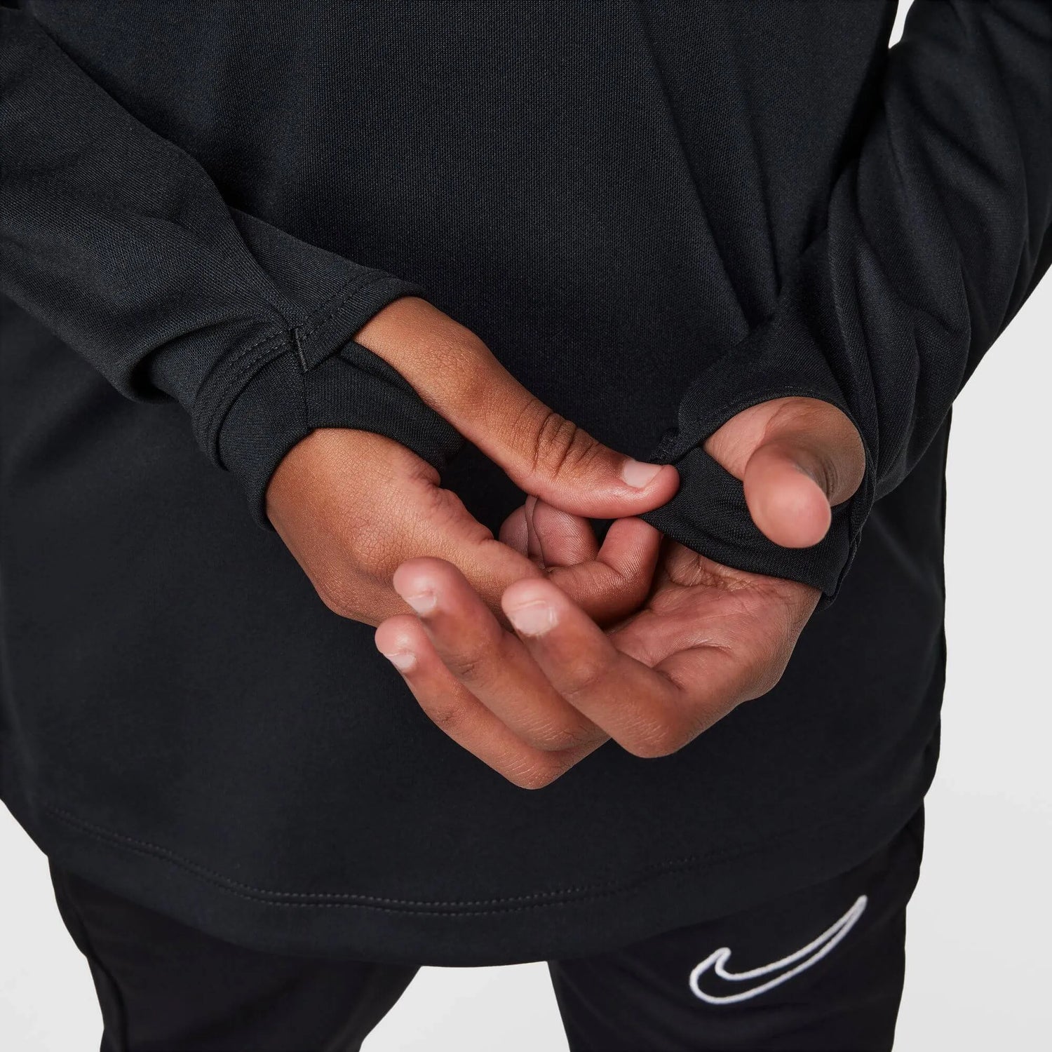 Nike Youth DF Academy 25 Drill Top Black (Detail 4)