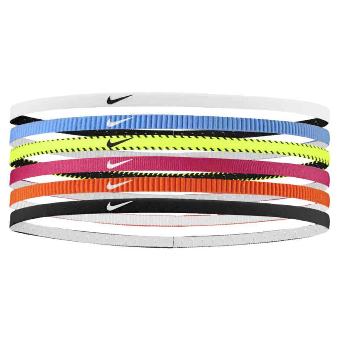 Nike Youth Flex Slim Headbands (6 Pack) (Front)