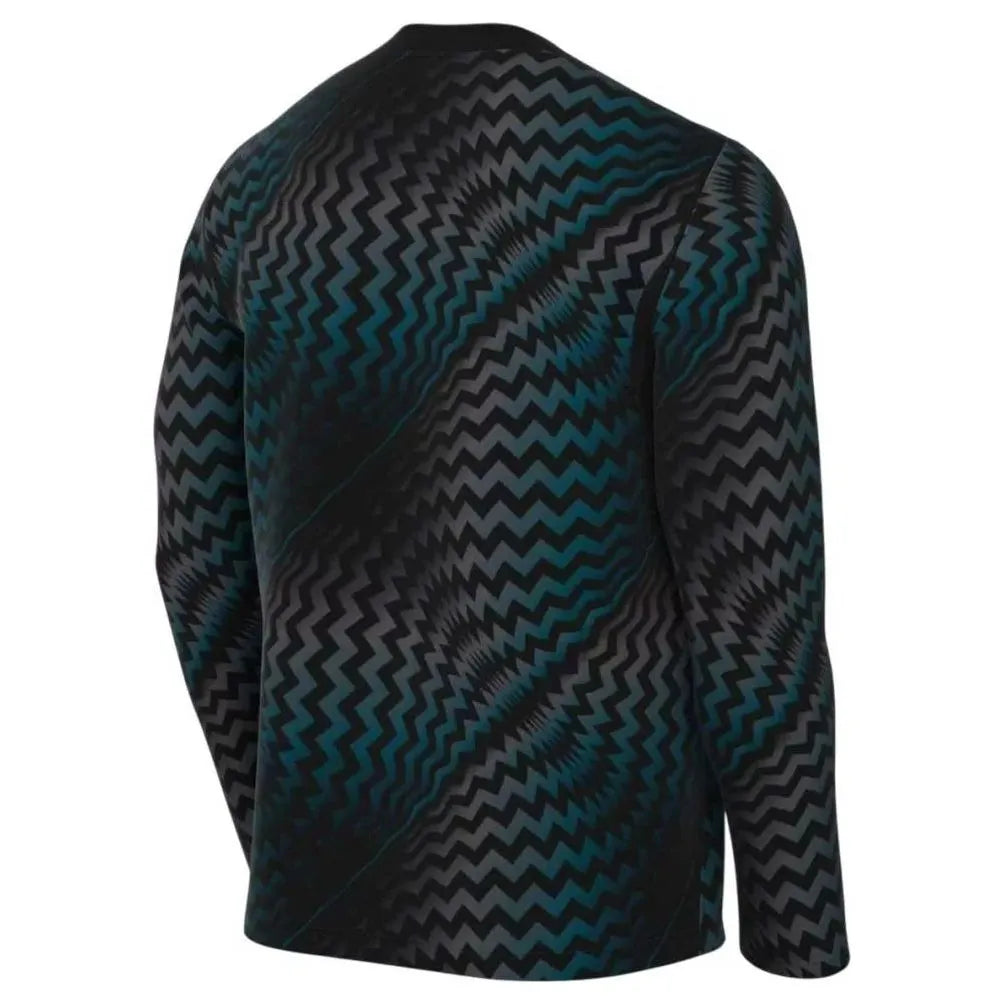 Nike Youth Gardien VI Long-Sleeve Goalkeeper Soccer Jersey Black_White (Back)