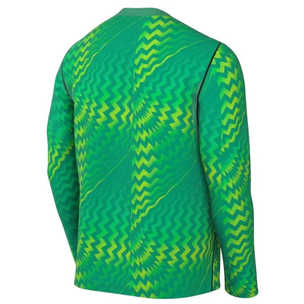 Nike Youth Gardien VI Long-Sleeve Goalkeeper Soccer Jersey Green (Back)