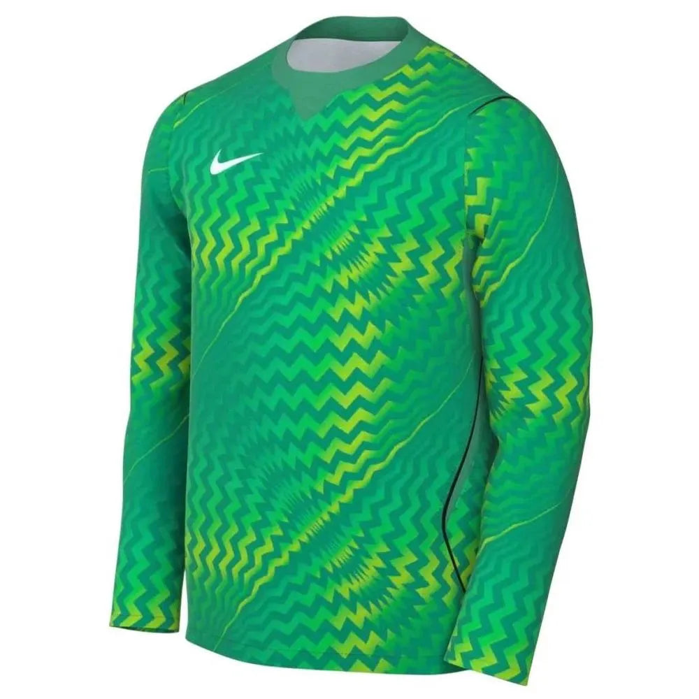 Nike Youth Gardien VI Long-Sleeve Goalkeeper Soccer Jersey Green (Front)
