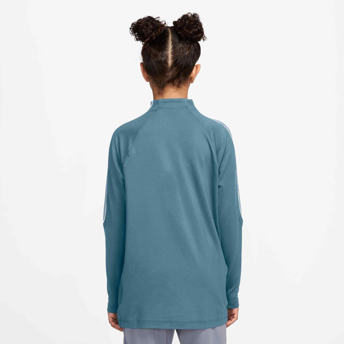 Nike Youth Knit Strike Drill Top Smokey Blue/Light Armory Blue/White (Model - Back)