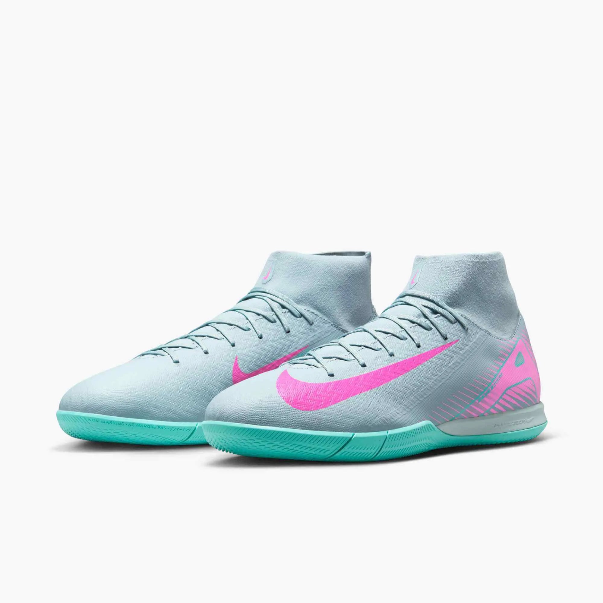 Nike Zoom Superfly 10 Academy Indoor Soccer Shoes - Prism Pack (SU25) (Pair - Lateral)