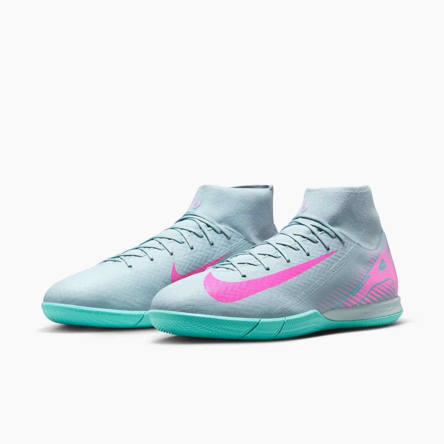 Nike Zoom Superfly 10 Academy Indoor Soccer Shoes - Prism Pack (SU25) (Pair - Lateral)