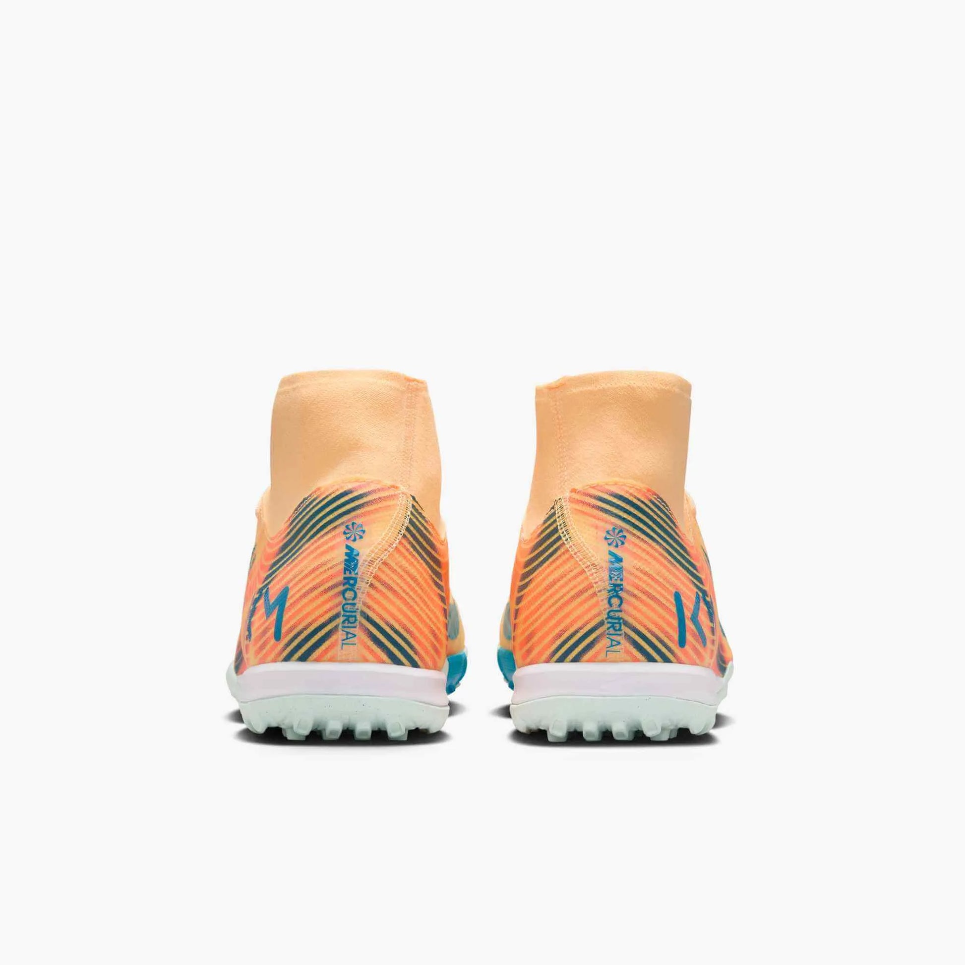 Nike Zoom Superfly 10 Academy KM Turf Soccer Shoes - Mbappe PE (HO25) (Pair - Back)