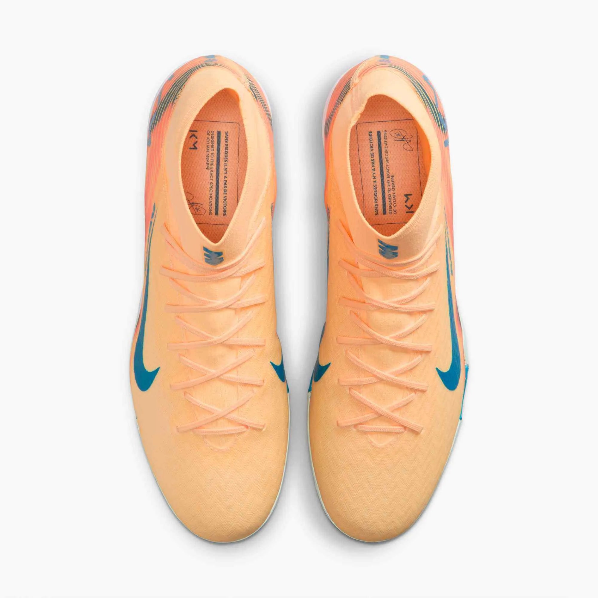 Nike Zoom Superfly 10 Academy KM Turf Soccer Shoes - Mbappe PE (HO25) (Pair - Top)