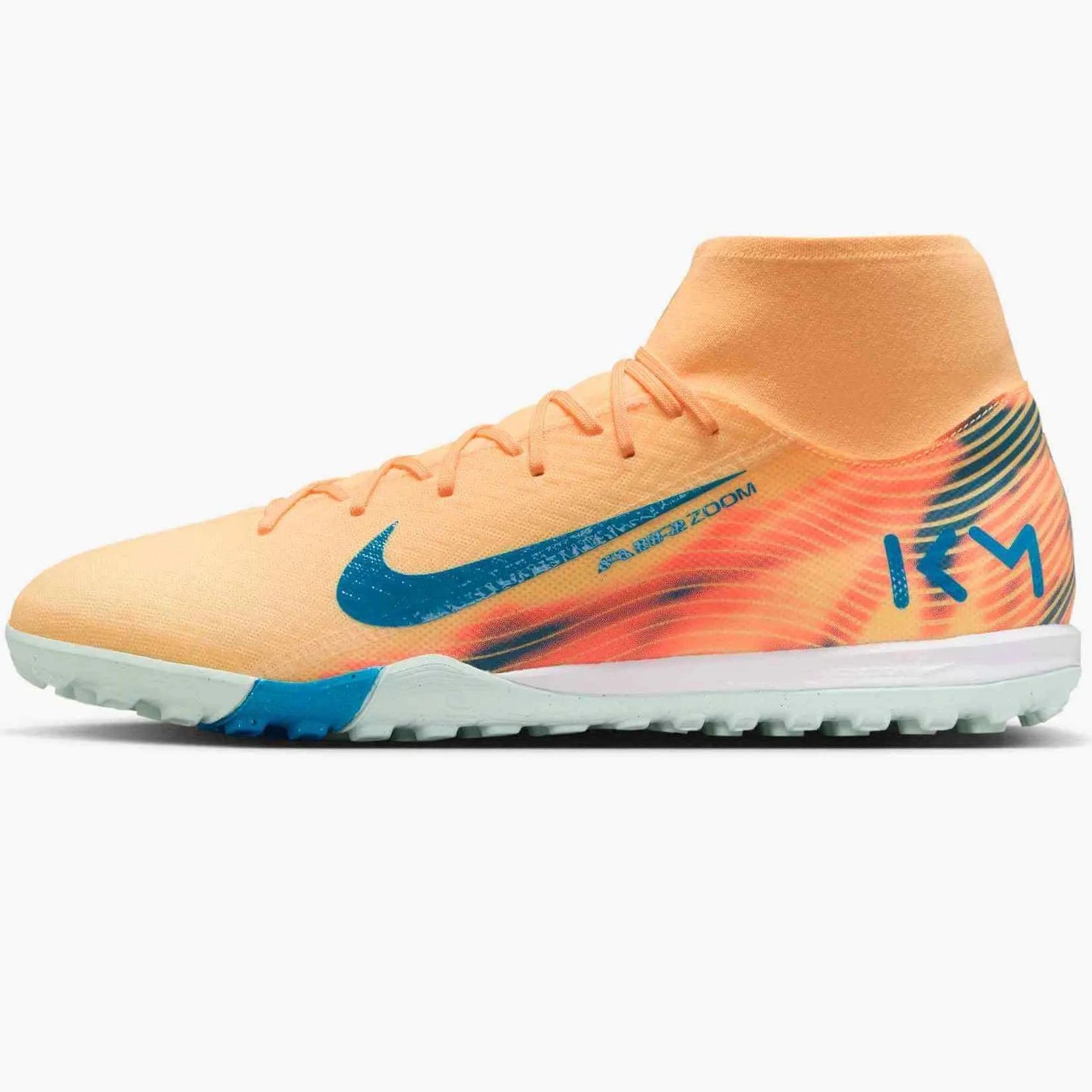 Nike Zoom Superfly 10 Academy KM Turf Soccer Shoes - Mbappe PE (HO25) (Side 1)