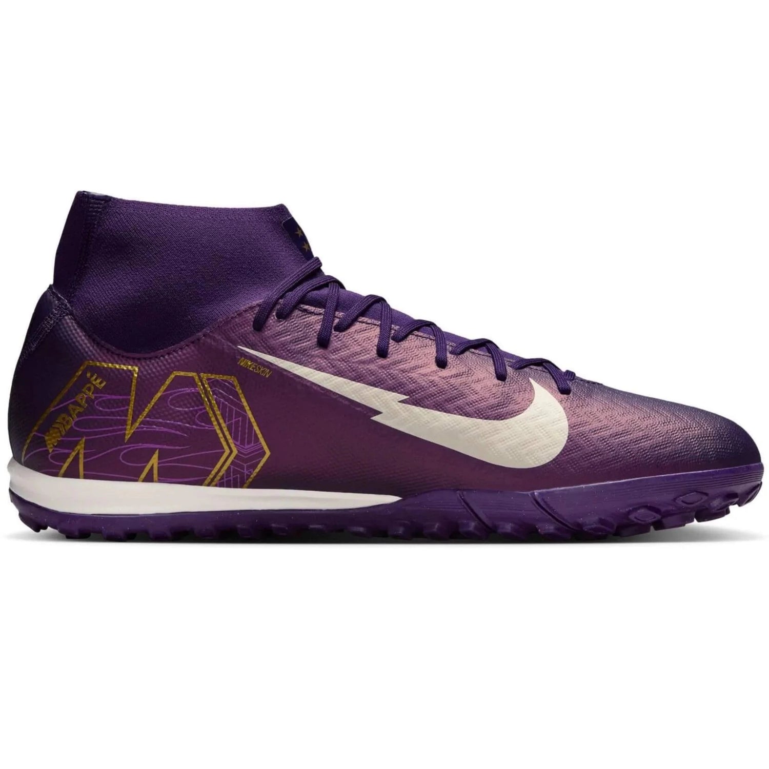 Nike Zoom Superfly 10 Academy KM Turf Soccer Shoes - Mbappe PE (SU25) (Side 2)