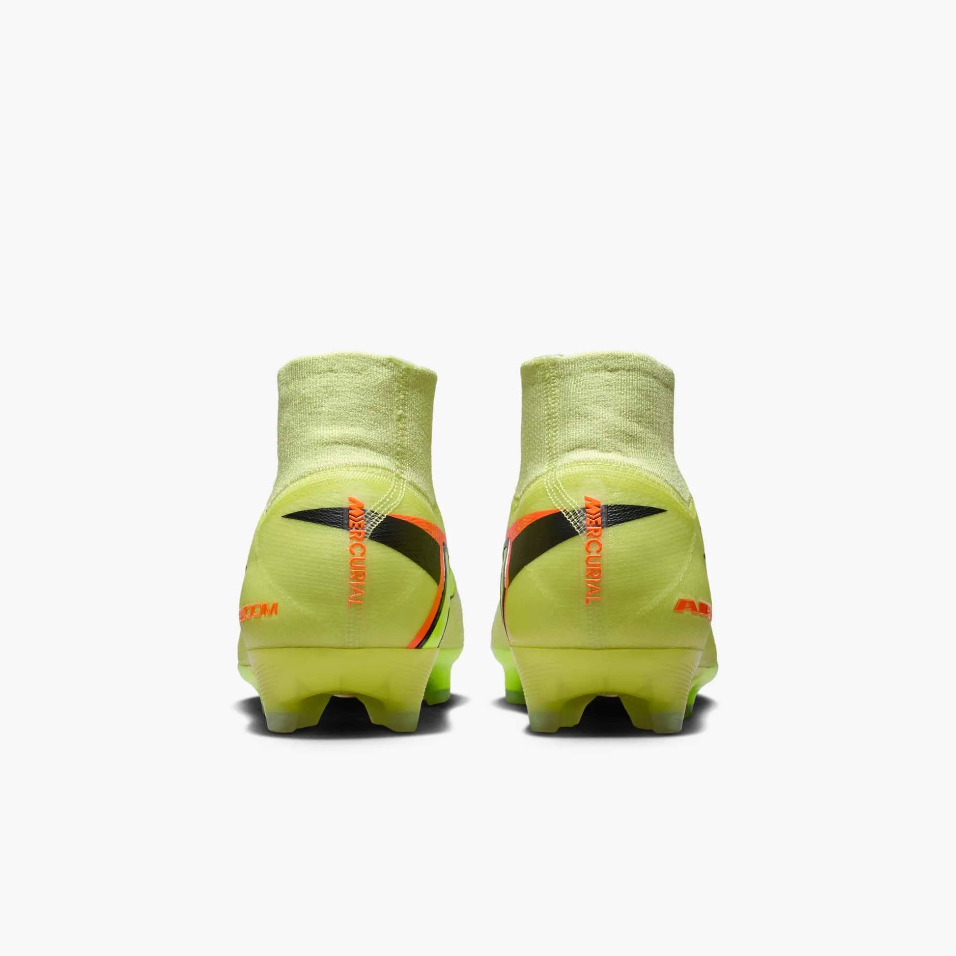 Nike Zoom Superfly 10 Elite Artificial Grass Pro Soccer Cleats - Max Voltage Pack (HO25) (Pair - Back)