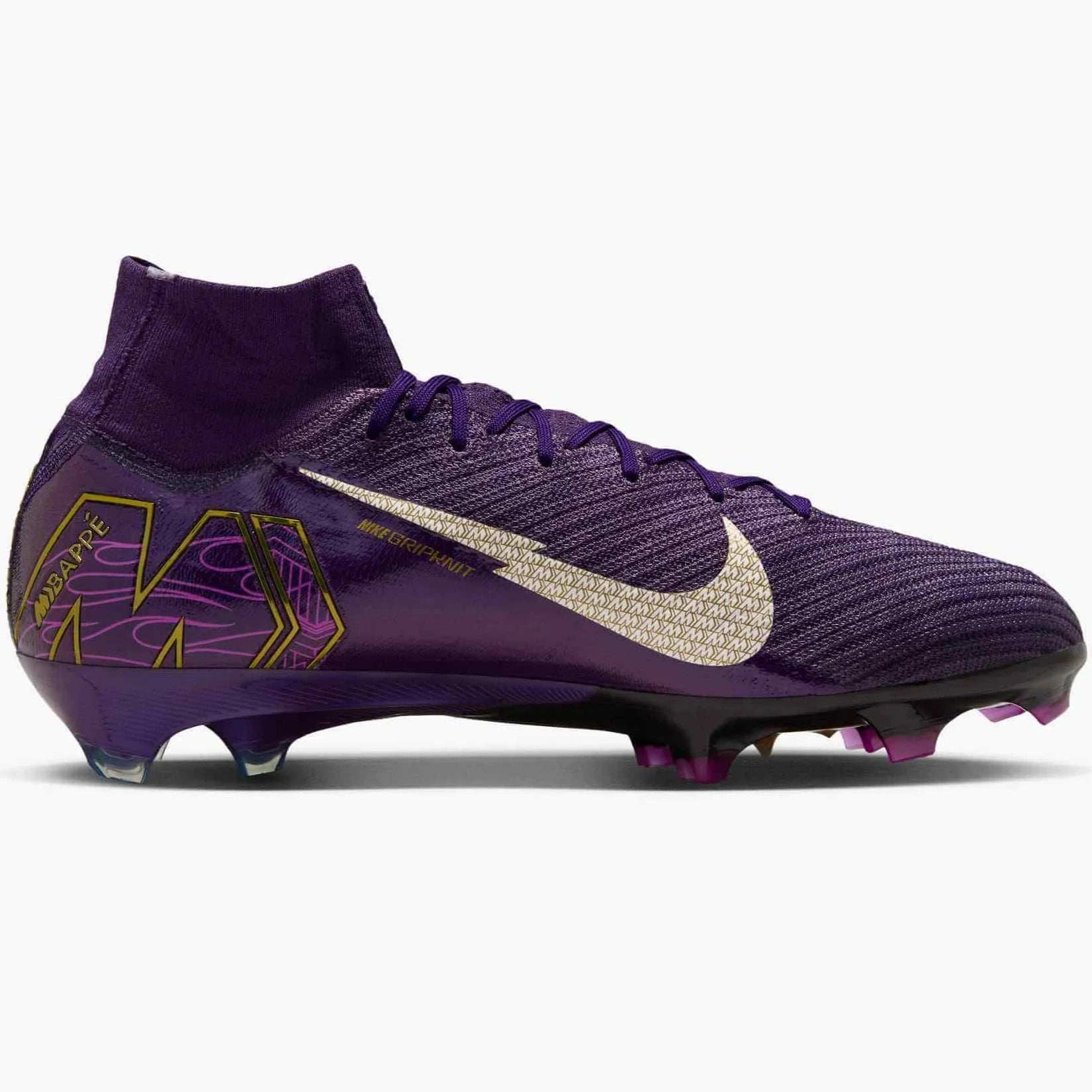 Nike Zoom Superfly 10 Elite KM Firm Ground Soccer Cleats - Mbappe PE (SU25) (Side 2)