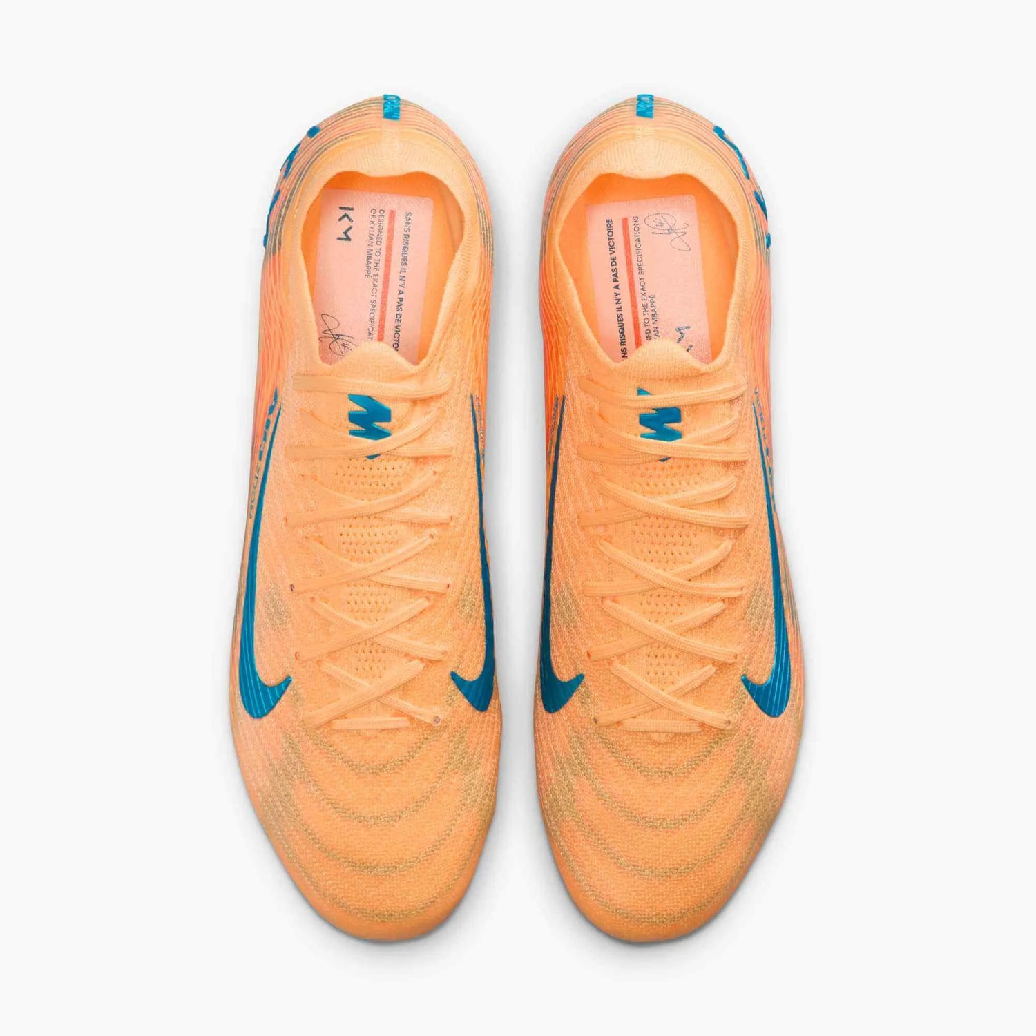 Nike Zoom Vapor 16 Elite KM Firm Ground Soccer Cleats - Mbappe PE (HO25) (Pair - Top)