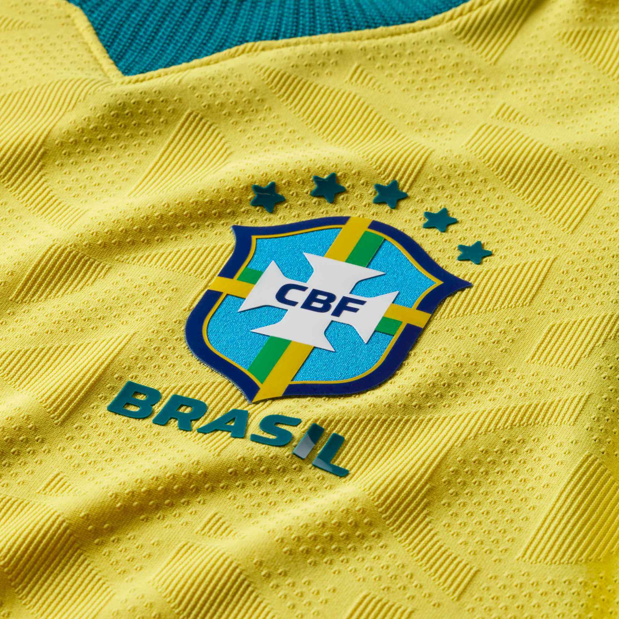 Nike 2026 Brazil Youth Authentic Home Soccer Jersey (Detail 1)