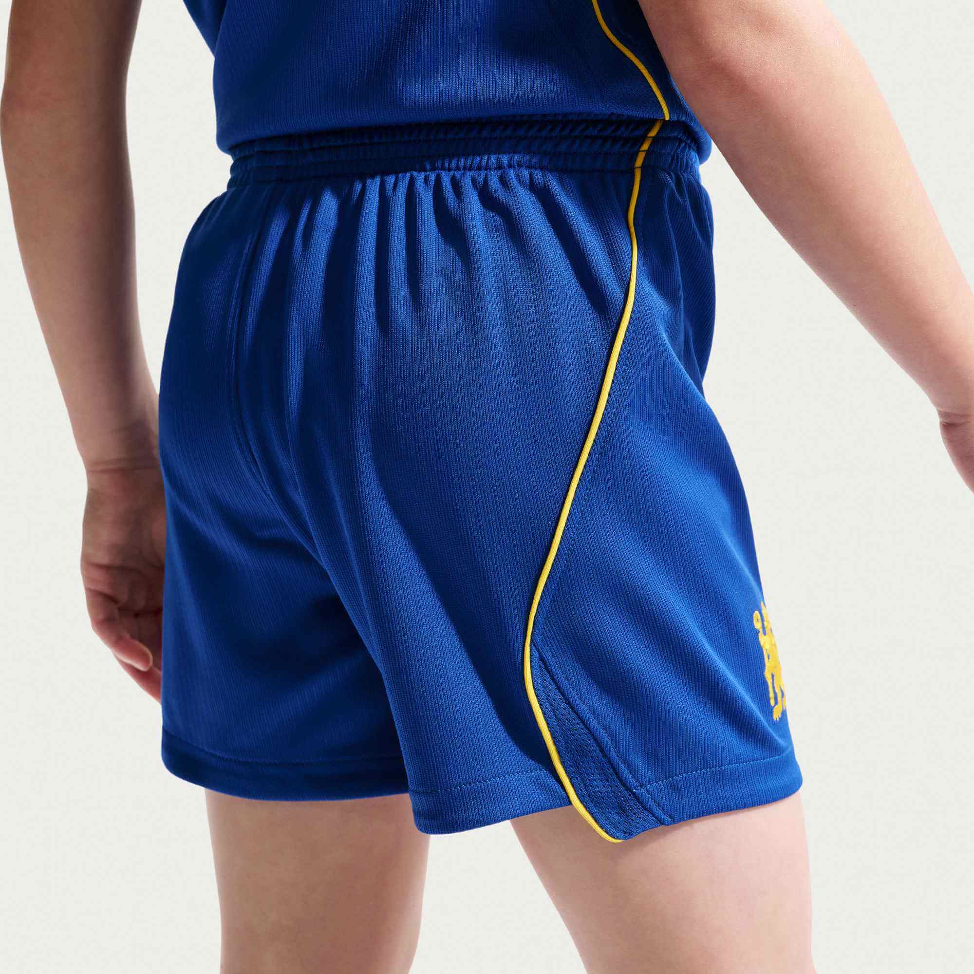 Nike 2026 Chelsea Little Kid's Stadium Home Kit (Shorts - Back)