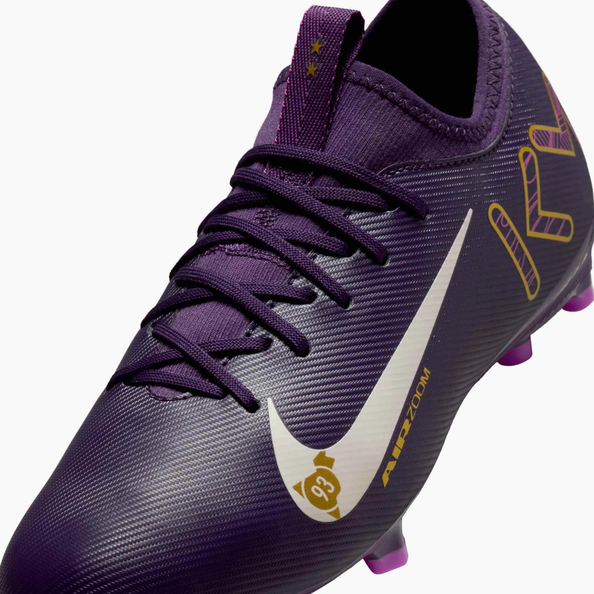 Nike JR Zoom Vapor 16 Academy KM Firm/Multi Ground Soccer Cleats - Mbappe PE (SU25)