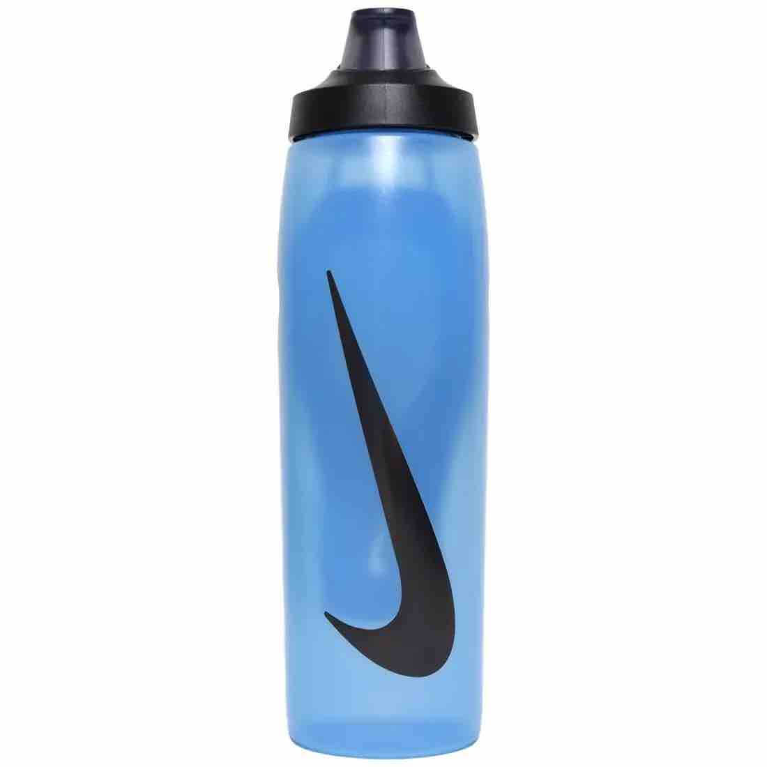 Nike Refuel Bottle Locking Lid 32 OZ Baltic Blue-Black (Front)