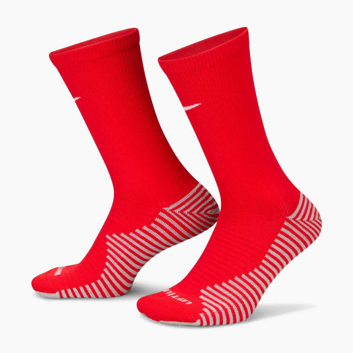 Nike Strike Crew WC22 Team Socks Red-White (Lateral - Front)