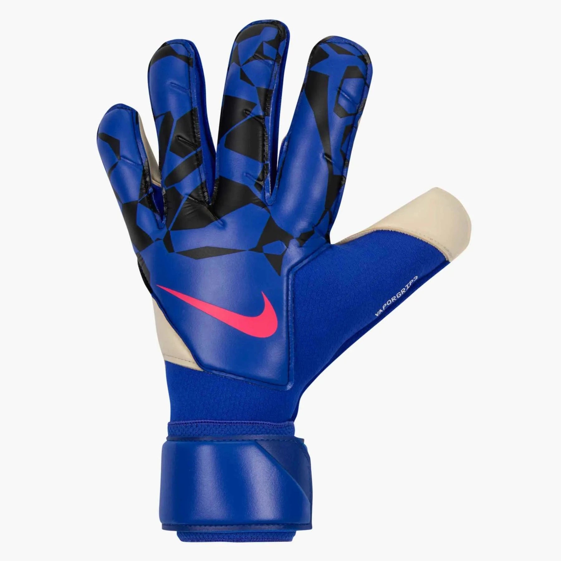 Nike Vapor Grip3 Goalkeeper Gloves Racer Blue/Black/Pink Blast (Single - Outer)
