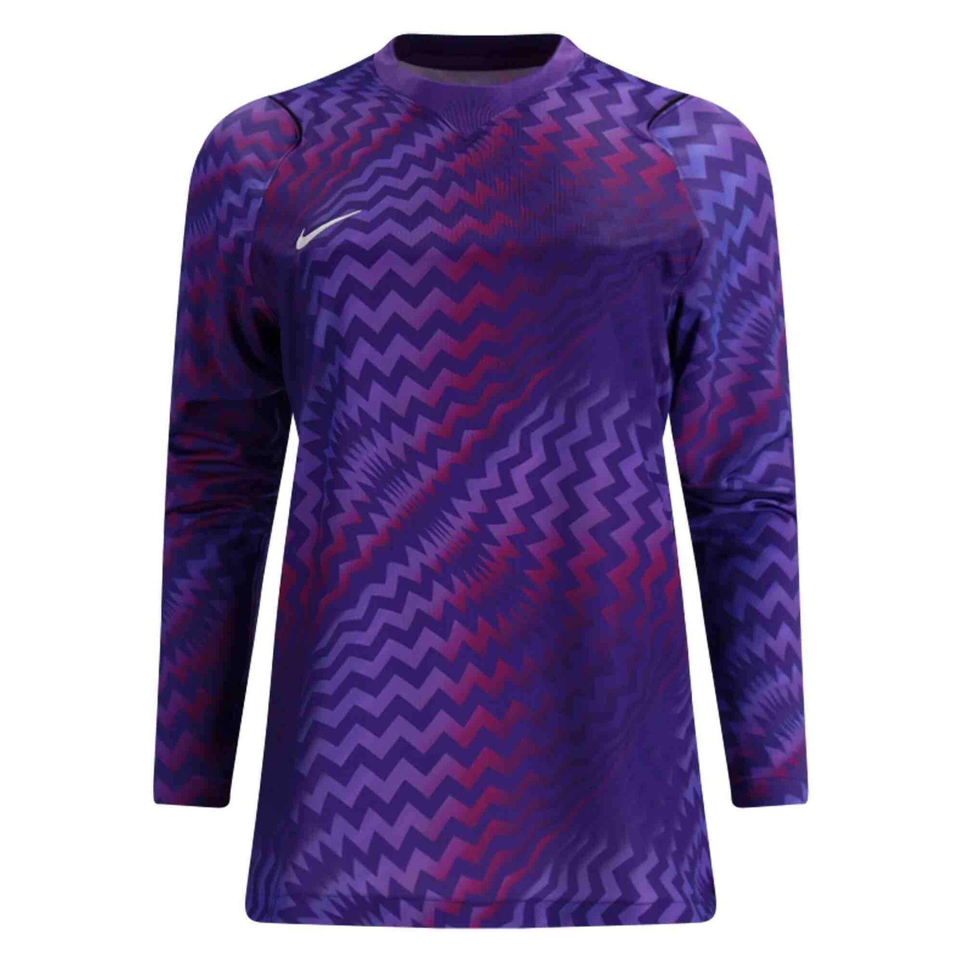 Nike Women's Gardien VI Long-Sleeve Goalkeeper Soccer Jersey Purple (Front)