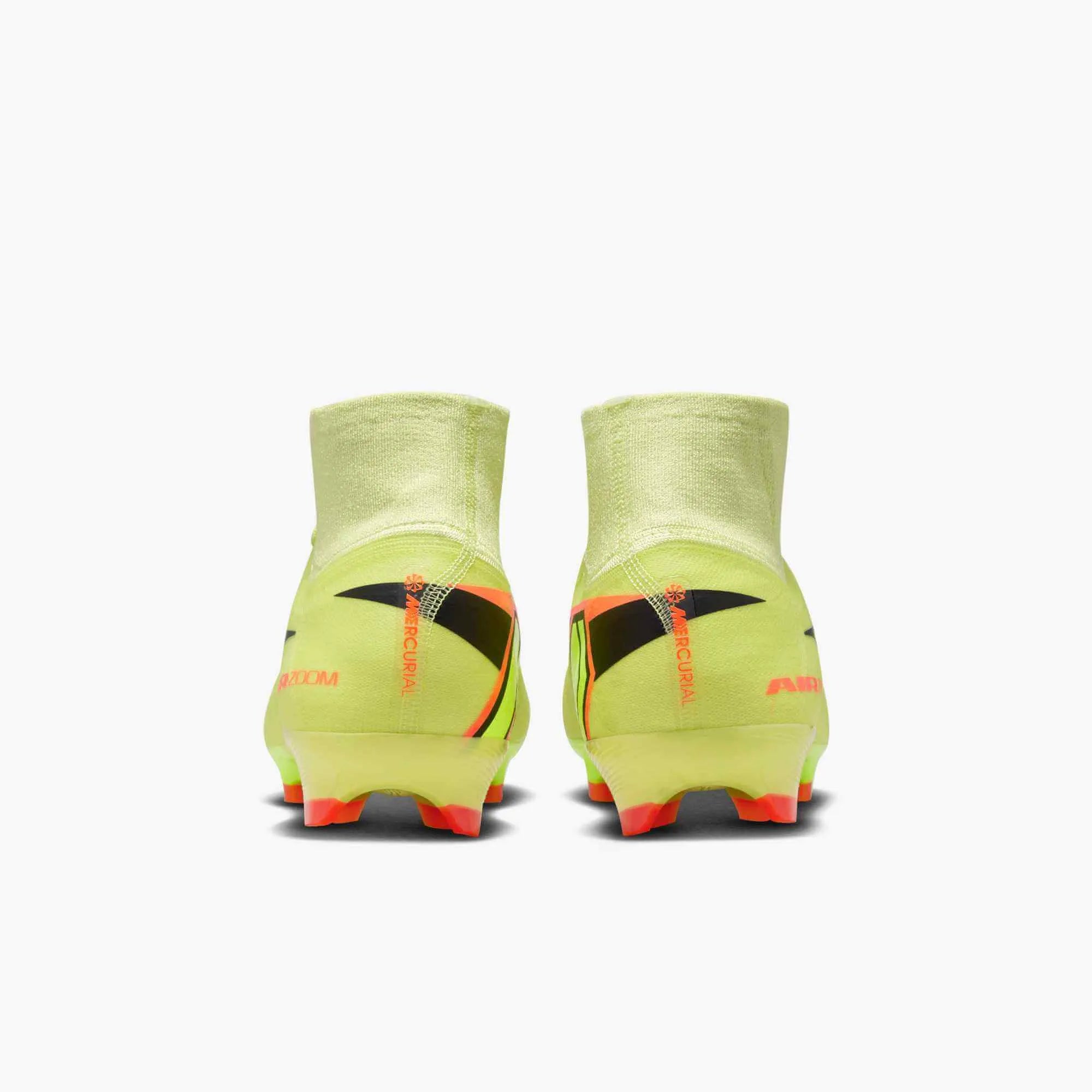 Nike Zoom Superfly 10 PRO Firm Ground Soccer Cleats - Max Voltage Pack (HO25) (Pair - Back)