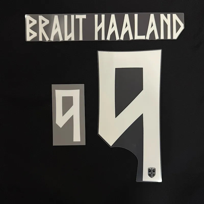 Norway 2026- Away BRAUT HAALAND #9 Official Name Set