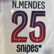 PSG 2026/27 Away N.MENDEZ #25 Official Name Set