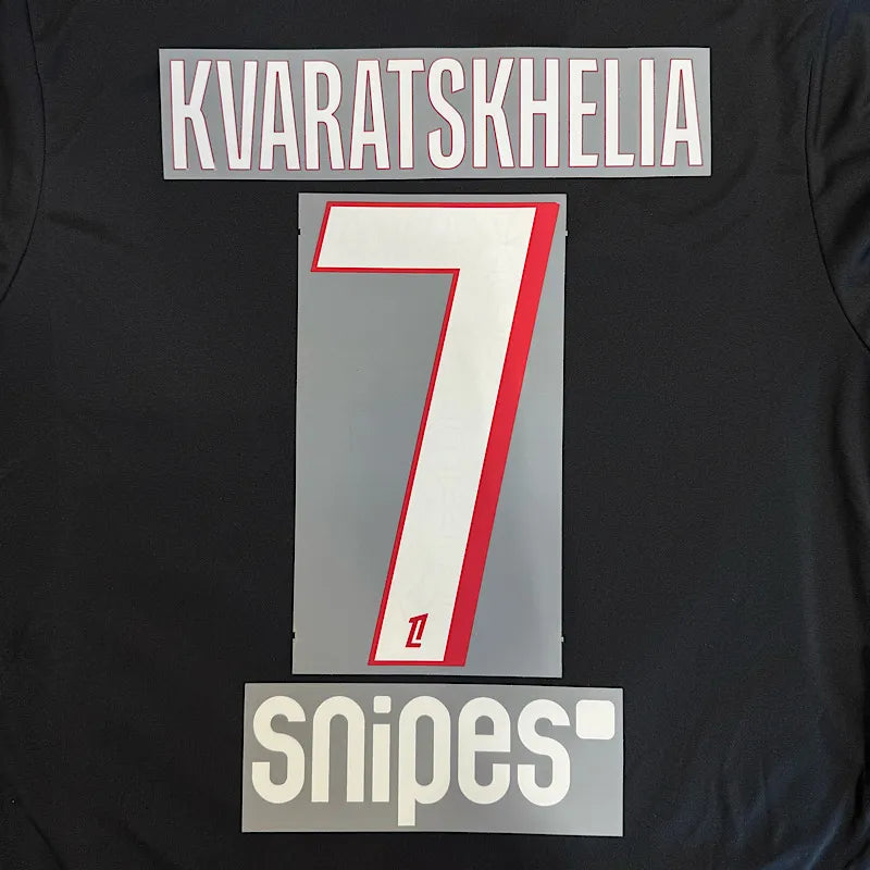 PSG 2026/27 Home KVARATSKHELIA #7 Official Name Set