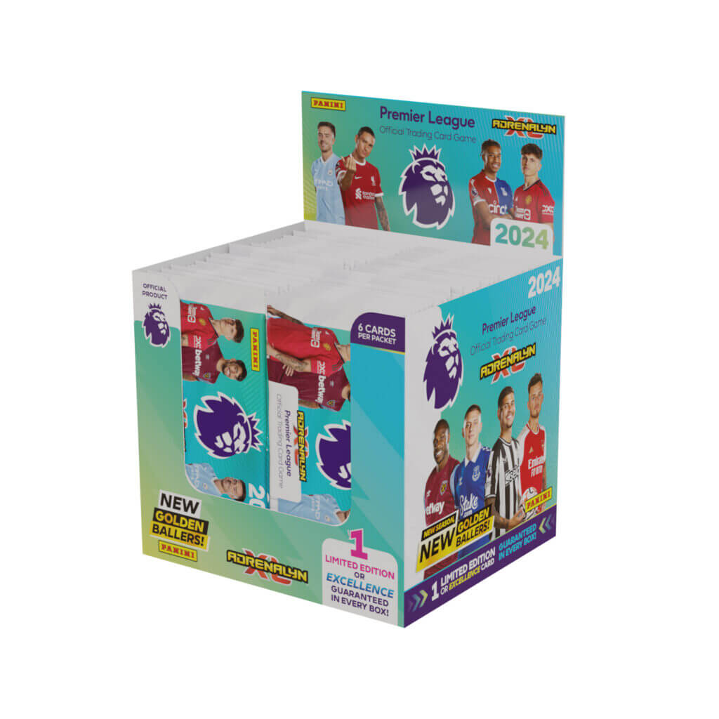 Panini 2023-24 Premier League Adrenalyn XL Cards BOX (70 Packs Each) (Box - Open)