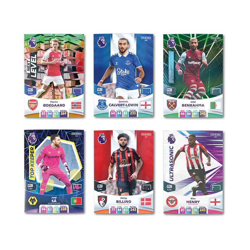 Panini 2023-24 Premier League Adrenalyn XL Cards PACK (6 Cards Each) (Cards)