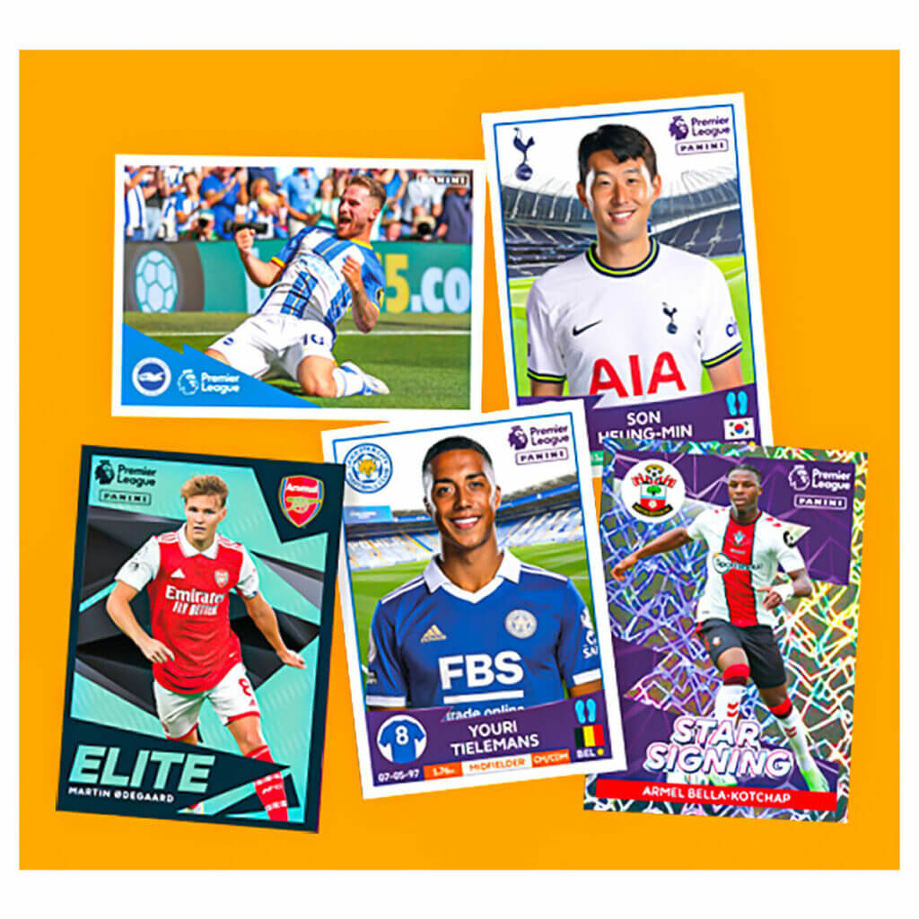 Panini 2023-24 Premier League Official Sticker Collection BOX (50 Packs Each) (Stickers)