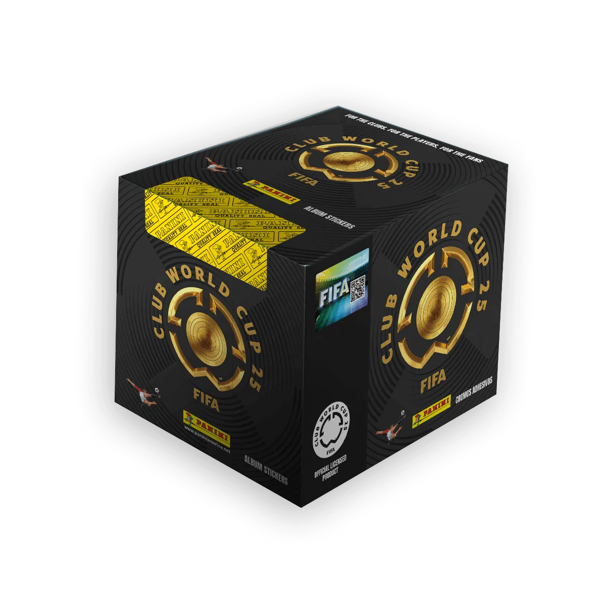 Panini 2025 FIFA Club World Cup Official Sticker Collection BOX (50 Packs Each) (Lateral - Front)