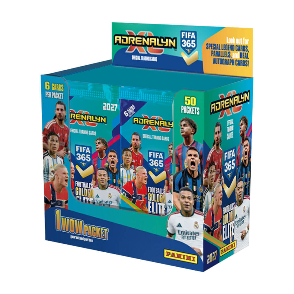 Panini 2026-27 Adrenalyn XL FIFA 365 Cards BOX (50 Packs Each) (Front)