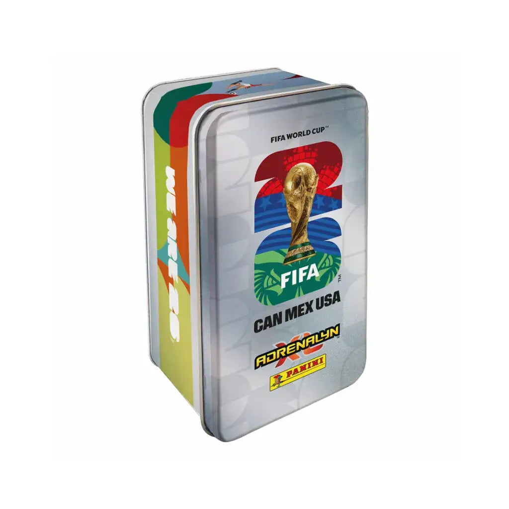 Panini 2026 Adrenalyn XL FIFA World Cup Cards - Mega Tin (64 Cards + LE & Golden Baller)