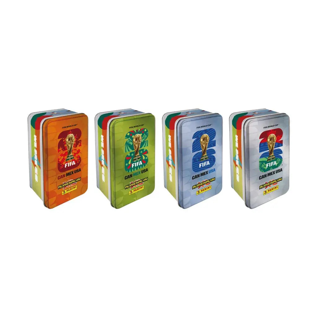 Panini 2026 Adrenalyn XL FIFA World Cup Cards - Mega Tin (64 Cards + LE & Golden Baller)