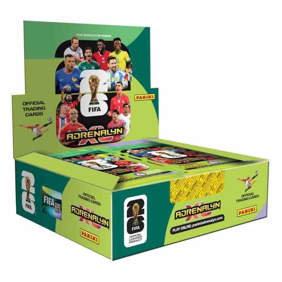 Panini 2026 FIFA World Cup Adrenalyn XL Cards BOX (36 Packs Each) (Box - Lateral Open)