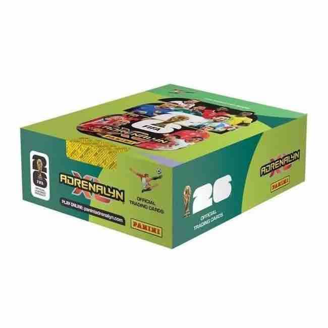Panini 2026 FIFA World Cup Adrenalyn XL Cards BOX (36 Packs Each) (Box - Side)